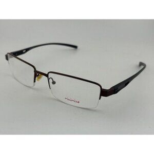 MINIMIZE - Black Half Rim 5358 56-19-145 Metal Rectangle Eyeglasses